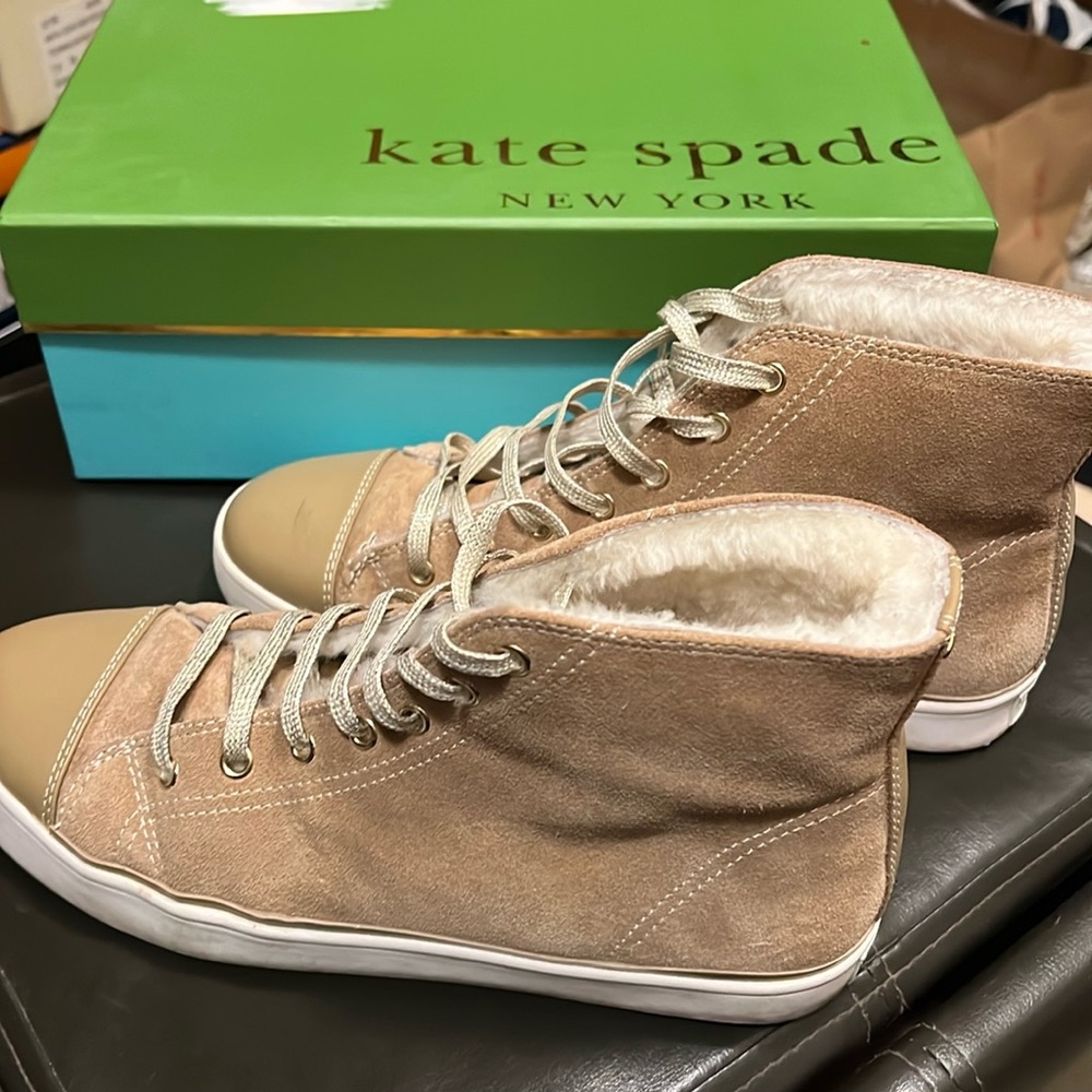 Kate Spade sherpa boots